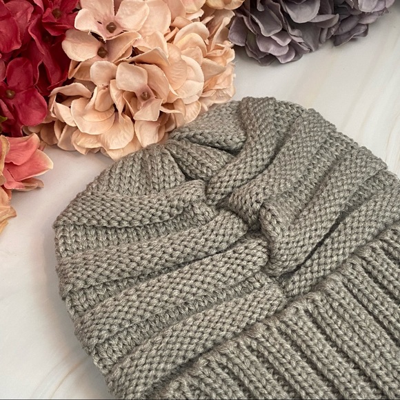 Slouch Hip Hop Unisex Gray Beanie - Picture 9 of 11